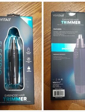 Vivitar Electric Ear/Nose Hair Cordless Trimmer NWT Size:OS  Vivitar